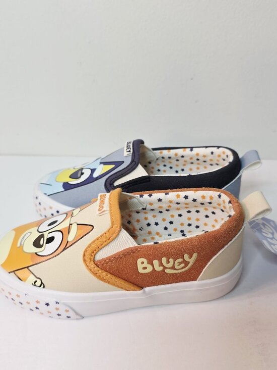 Disney Bluey & Bingo Slip On Tennis Shoes Sneakers Bingo Unisex Boy Girl Size 9 - Picture 1 of 5